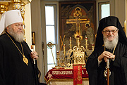 Глава Греческой Архиепископии в Северной Америке посетил Архиерейский Синод Русской Православной Церкви Заграницей